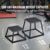 Plyometric Jump Box, 18 Inch Plyo Box, Steel Plyometric Platform and Jumping Agility Box, Anti-Slip Fitness Exercise Step Up Box for Home Gym Training