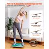 Balance Board, 360° Rotating Wobble Board Trainer for Adults 3-Level Adjustable, Wooden Balance Training Equipment