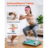 Balance Board, 360° Rotating Wobble Board Trainer for Adults 3-Level Adjustable, Wooden Balance Training Equipment