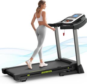 Folding Treadmills for Home/Office-3.5 HP 330lbs Weight Capacity Portable Electric Foldable Treadmill Walking Pad-Running Exercise Walk Machine H