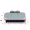 Vibration Plate Fitness Platform with handle Whole Body Exercise Machine with 120 Speed Levels, Lymphatic Drainage, Fat Burning, and Weight Loss