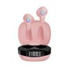 New Dual Ear Sports Touch Control Digital Display Earphone Race Game Earphone Christmas Gift For Kids/Children/Men/Adults
