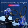 Wrap Around Ear Heavy Bass Wired Headset Sports Gaming Headset For 3.5mm Jack