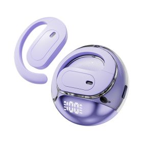 Any Language Translating Earbuds Two Way Real-time Translation in 75 Languages Translating Headphones with Bluetooth APP Provide Online Instant Voice (Color: Purple)