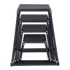 Plyometric Jump Boxes, 12/18/24/30 Inch Plyo Box, Platform and Jumping Agility Box, Anti-Slip Fitness Exercise Step Up Box Set for Home Gym Training