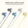 Macaron Color In-Ear Wired Headphones; Lightweight Headphones With HD Microphone Voice Call 3.5mm Jack For Mobile Phone Tablet MP3 MP4 Christmas Gift