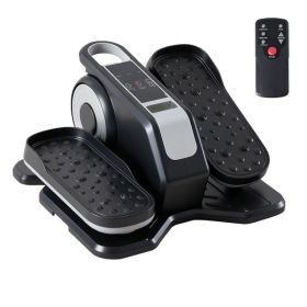 Compact Under-Desk Elliptical - Quiet Mini Pedal Exerciser With Adjustable Speed And LED Display (Option: Silver)